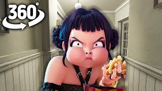 K-Pop Demon Huters ZOEY Chase You at Home!! | 360° VR Animation
