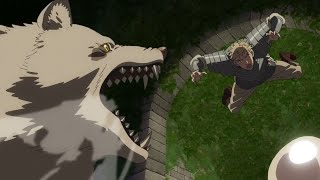 ライオスとマルチルVSシェイプシフター【幻の犬】ダンジョン飯 18話戦い瞬間
