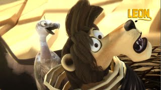 Two's Company | Leon the Lion | 60' Compilation | Crazy animals