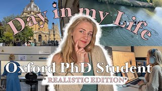 REALISTIC Day in my Life as an Oxford PhD Student 🔬🎓