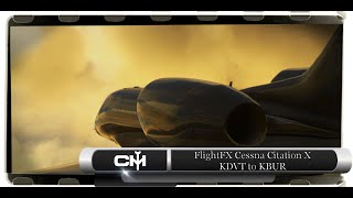 FlightFX Citation X KDVT to KBUR