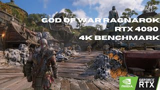 God Of War Ragnarok RTX 4090 4K Only Benchmark performance