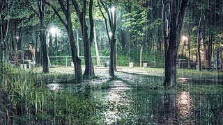 Healing Rain Sounds ASMR for Cozy Sleep | Tinnitus Relief, Deep Sleep, Stress Relief