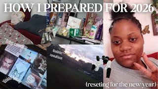 PREPARE WITH ME FOR 2026 ⭐ {realistic resoultions,vision board,deep cleaning}