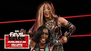 Mercedes Moné vs Red Velvet: ROH Women's TV Title MATCH HIGHLIGHTS | ROH Final Battle 2025