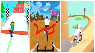 Big Bike vs Big Ride 3D vs Fold Bike Run Android IOS Gameplay