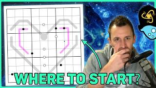 Trying to Solve a Valentine Sudoku With No Numbers in It