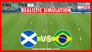 Scotland vs Brazil LIVE | FIFA World Cup 2026 | Match Today Simulation