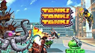 Arcade Game Tank! Tank! Tank! 2 Player Versus Hydra Dragons!