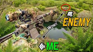 Long Range Airsoft Sniper Invisible In Plain Sight 🎯☠️