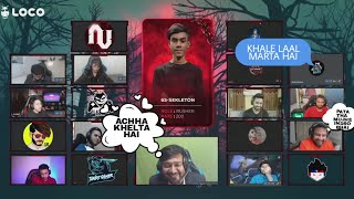 6S-SKELETON IN AUCTION || OP REACTION BY JONTY BHAI, ROCKY BHAI, BOSS OFFICIAL AND SKYLORD