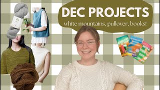Slipover season, sleeve island, mittens, and some of my favorite books / December knitting podcast