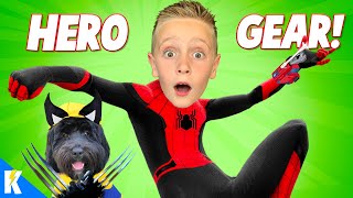 Little Flash Tests Spider-man and Wolverine Gear (Supercut!)