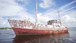 Drug-Runner Ship Left to Rot