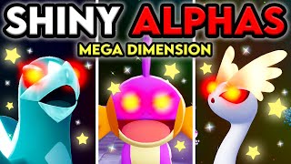 I CAUGHT SHINY ALPHA POKEMON in MEGA DIMENSION