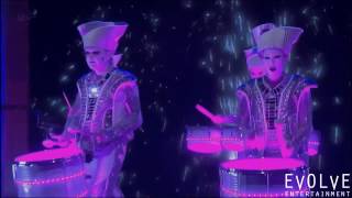 Theatrical LED Drummers