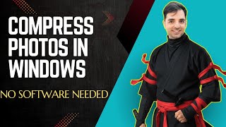 Compress Images in Windows Without Any Software! 💻🔥