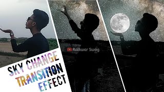 Sky Color Change + Moon in hand Video | Kinemaster | #RaikwarSwag