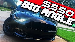 Installing Scotidi Angle kit & Feal Coilovers on the S550 Mustang Drift build!