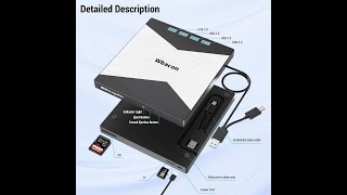 Wbacon External Blu Ray Drive Product Review #ARTISMX