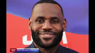 LeBron James Becomes 2nd All‑Time in Lakers Three‑Pointers, Reaching 1,000 Made Threes