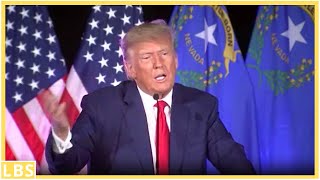Trump Goes into Confusion Spiral Live on Stage at Nevada Speech!