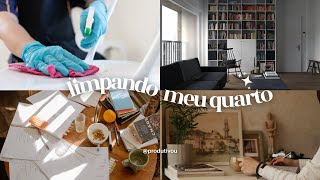limpando meu quarto | faxina nos armários, organização e transformação ✨