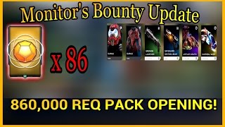 Halo 5: 860,000 REQ PACK OPENING! - Monitor Bounty UPDATE ( Hannibal Wasps, and Anti-Air Wraith!)