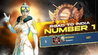 8000 RANK ROAD TO CONQUEROR | BGMI LIVE