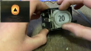 Detailed Look At Express Lifts Push Button - Series 2 Original Lamp Type