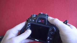 How to Adjust Diopter Viewfinder Focus Nikon D7200