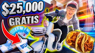 REGALAMOS $25,000 PESOS a un SEGUIDOR (Triciclo + 100 TACOS GRATIS)