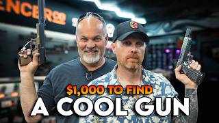 $1000 to Find a Cool New Gun