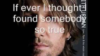 Keith Urban-"If Ever I Could Love" Lyrics