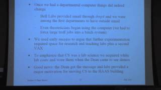 Computer Science at Purdue: The Good Ol' Days