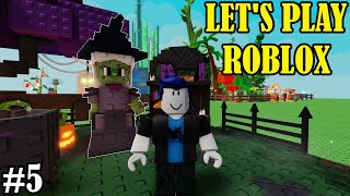 A Witch Appeared - Let's Play Roblox Grow a Garden - Episode 5