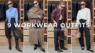 How to Style Black Trousers for Work | 9 Chic Outfit Ideas