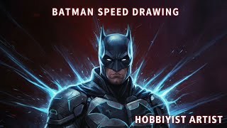 “Batman in Real Time ✍️ Speed Drawing That Broke the Internet!”