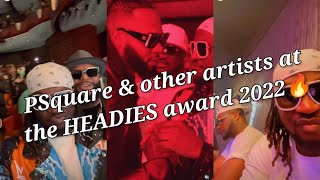 PSquare shuts down 🔥🔥 Headies.Award alongside Wizkid, Flavour, Asake, Fireboy, Rugger and the rest👏🏻