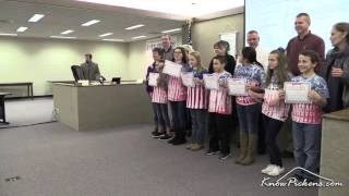 Pickens County Board of Education ~ February 11, 2016