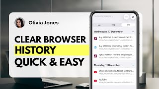 How to clear browser history on iPhone