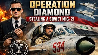 Operation Diamond – Stealing a Soviet JetIsraeli Mossad stole a MiG-21 fighter jet intact.