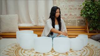 Crystal Singing Bowl Set #432hz #soundhealing