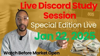 LIVE Discord Study Session: Live charting Setups for Market setups