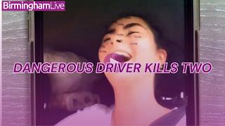 Woman who filmed Snapchat videos while driving jailed for crash that killed two