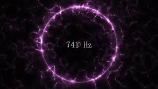 741 Hz pure tone - Cleanse infections, bacteria, virus - Solving Problems, Expressions & Solutions