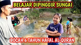 VIRAL...! BELAJAR DIPINGGIR SUNGAI || IZZY HAFIDZ BOCAH 6 TAHUN HAFAL AL-QURAN ASAL MADURA