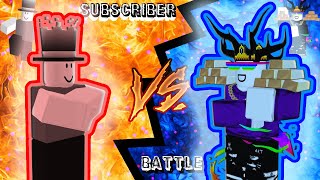 Subscriber Battle for 1K Robux | ft. @amnestyiscool