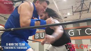 Kal Herro, Al Snow, & Mike Curkov vs  Drew Hernandez,  Doug Basham, & Backwoods Brown 10.14.2023