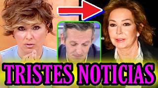 🚨Sonsoles Ónega CONFIRMA TRISTES NOTICIAS de Ana Rosa Quintana y SE FILTRA EL DESPIDO